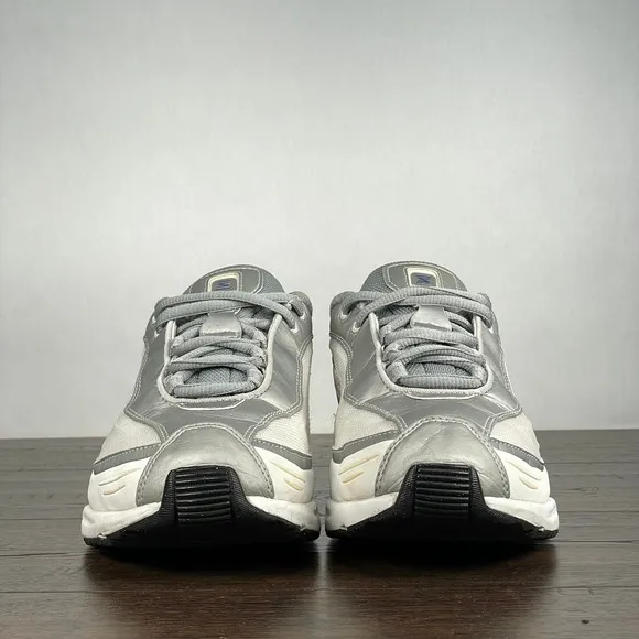 Nike SHOX WALK Mens 9 Vintage Y2K Silver White Blue Athletic Training Shoes