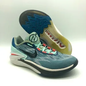 Nike Sneakers Men's 8 Air Zoom GT Cut 2 Industrial Blue Jade Ice Athletic Shoes