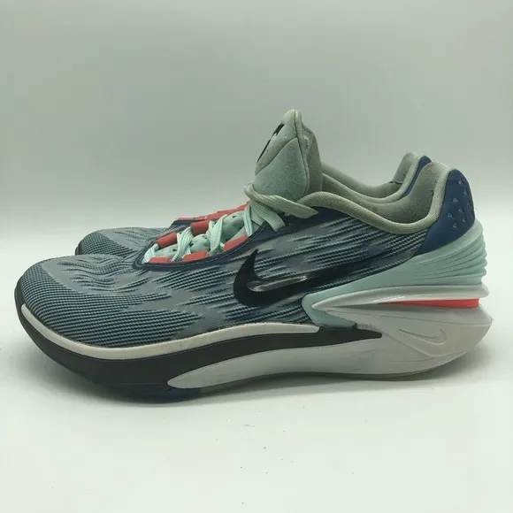 Nike Sneakers Men's 8 Air Zoom GT Cut 2 Industrial Blue Jade Ice Athletic Shoes