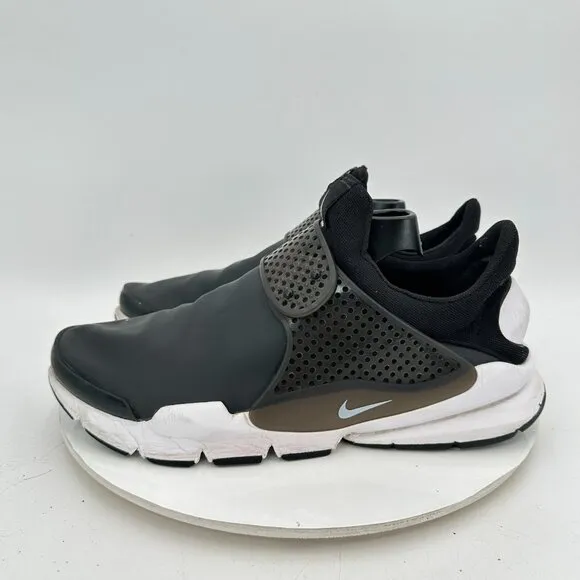 Nike Sock Dart Men Size 11 911404 001 Black White Slip On Training Shoes