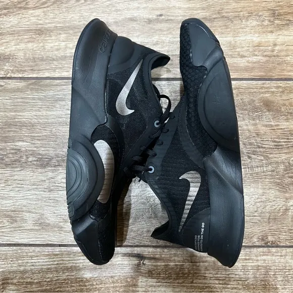 Nike Training SuperRep Go Size 8.5 Black Iron Grey Mens Sneakers Shoes