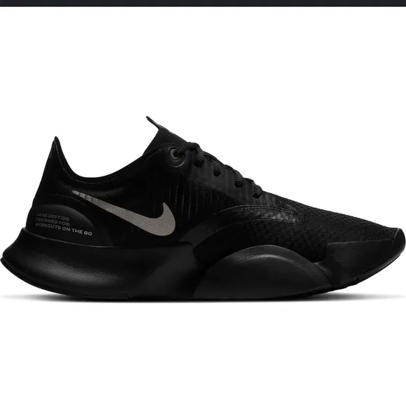 Nike Training SuperRep Go Size 8.5 Black Iron Grey Mens Sneakers Shoes