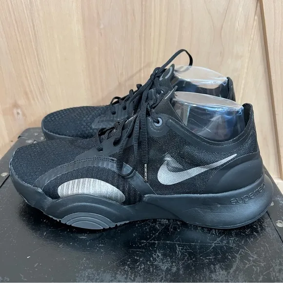 Nike Training SuperRep Go Size 8.5 Black Iron Grey Mens Sneakers Shoes