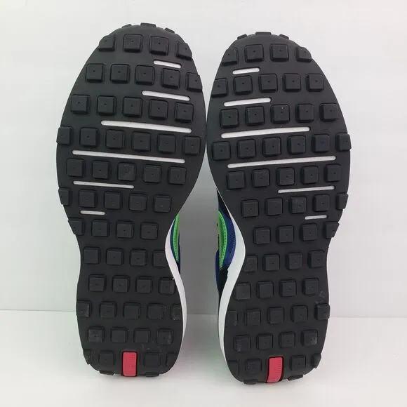 Nike Waffle One Boys Sz 5Y Womens Sz 6.5 Blue Black Volt Sneaker Shoes DV2235-40