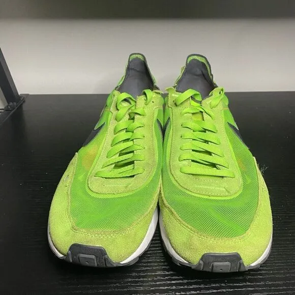 Nike Waffle One Electric Green Black DA7995-300 Men’s Size 13 Shoes Sneakers