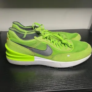 Nike Waffle One Electric Green Black DA7995-300 Men’s Size 13 Shoes Sneakers