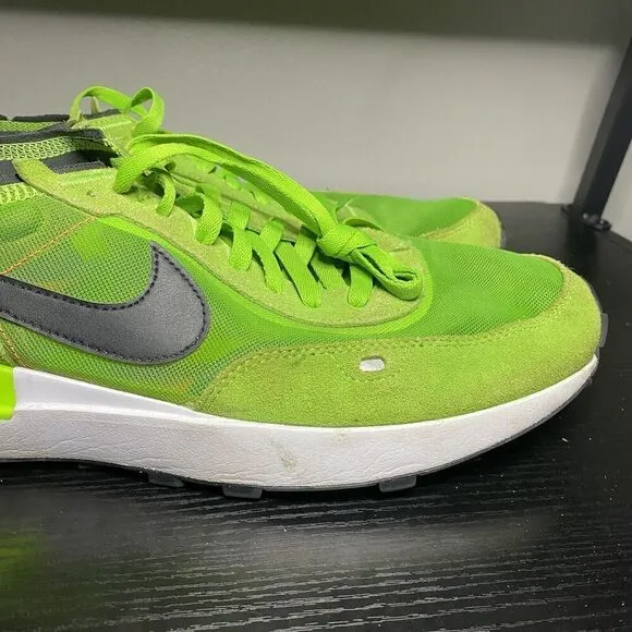 Nike Waffle One Electric Green Black DA7995-300 Men’s Size 13 Shoes Sneakers