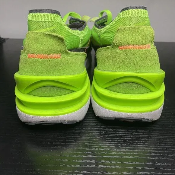 Nike Waffle One Electric Green Black DA7995-300 Men’s Size 13 Shoes Sneakers