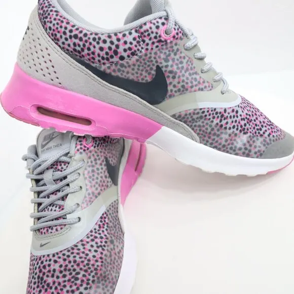 Nike Women Air Max Thea Gray/Pink Running Training Shoes 599408-005. size us 5.5