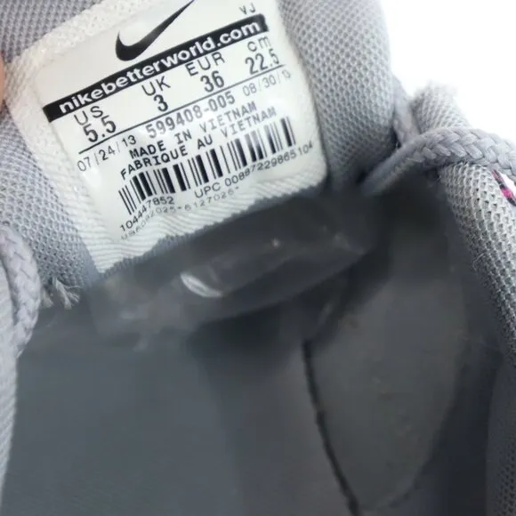 Nike Women Air Max Thea Gray/Pink Running Training Shoes 599408-005. size us 5.5