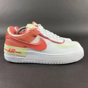 Nike Women's Air Force 1 Shadow White Magic Ember Shoes CI0919-110 Size 11