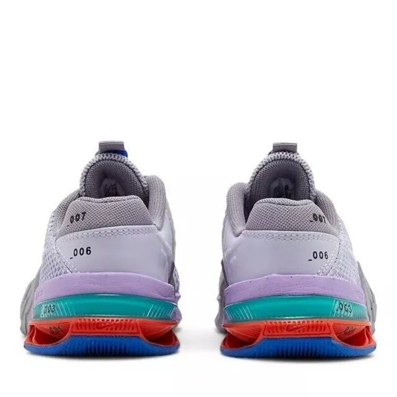 Nike Womens CZ8280-515 Metcon 7 Light Smoke Gray Violet Size 5.5 Training Shoes