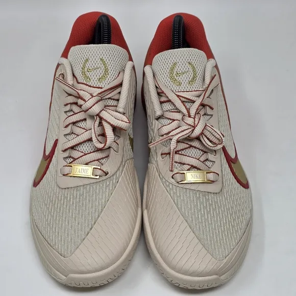 Nike Womens Zoom Vapor Pro 2 HC Size 8.5 Orange Gold Tennis Shoes FB7054-105 New
