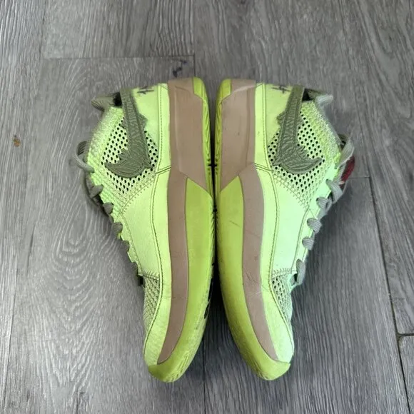 Nike Youth Shoes JA MORANT Zombie Halloween Lime Blast FV6097-300 Size 2Y