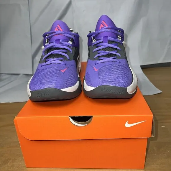 Nike Zoom Freak 4 DO9680-500 Sneakers Men's US 8 Purple Basketball Shoes BBS117