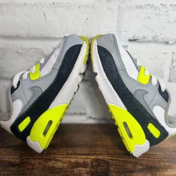 Nike Air Max 90 OG Volt Sneakers Shoes Size 7 Toddler