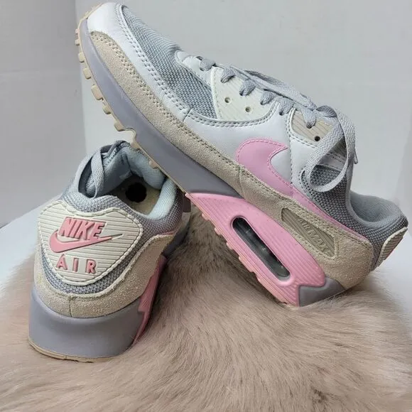 Nike Air Max 90 “Pink String” CW7483 001 Mens Sneaker Shoes Size 9