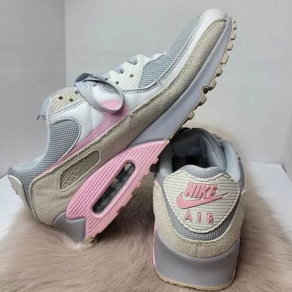 Nike Air Max 90 “Pink String” CW7483 001 Mens Sneaker Shoes Size 9
