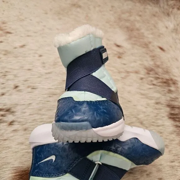 Nike Flex Advance &quot;Paw Prints&quot; Toddler Kids Insulated Boots Blue Size 10 NEW