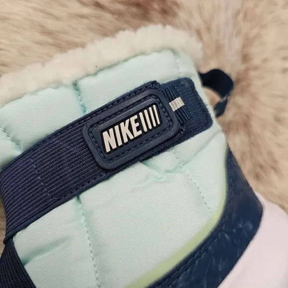 Nike Flex Advance &quot;Paw Prints&quot; Toddler Kids Insulated Boots Blue Size 10 NEW