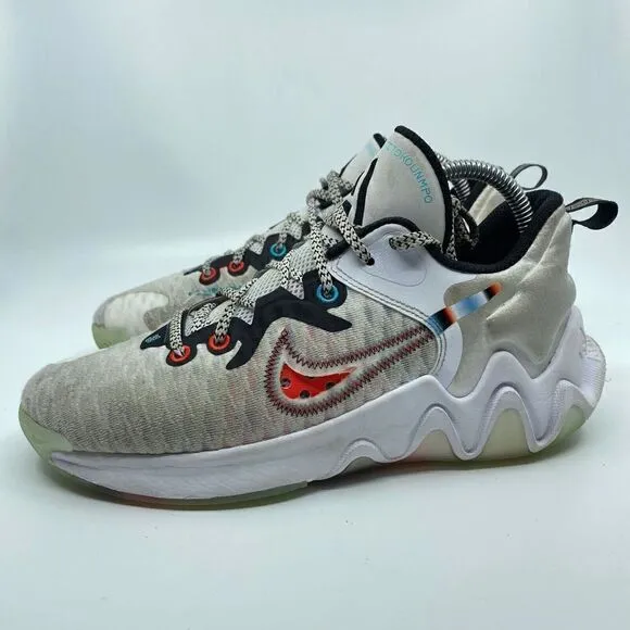 Nike Giannis Immortality Force Field Youth Sz 6Y White Athletic Shoes DM7609-100