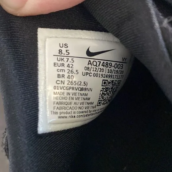 Nike Men’s Metcon Black Anthracite Sneakers Shoes AQ7489-003 Size 8.5