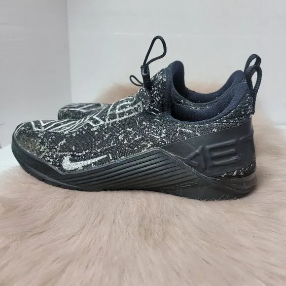 Nike React Metcon Black White Women's Athletic Running Sneakers Shoes Size 8