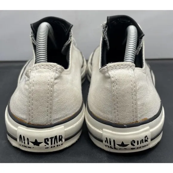 NIRVANA Converse White All Star Chucks Rare KURT COBAIN Shoes Mens 9 Fast Ship