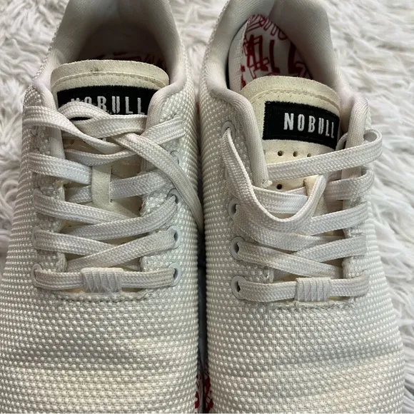 No Bull All Love White And Red Sneakers