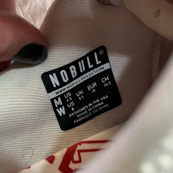 No Bull All Love White And Red Sneakers