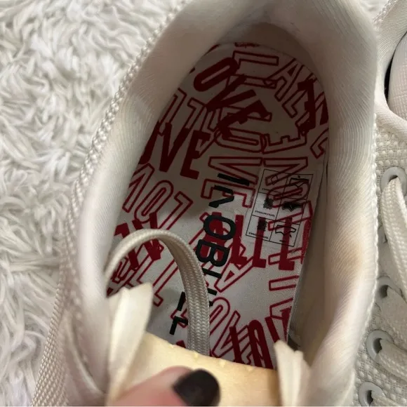 No Bull All Love White And Red Sneakers