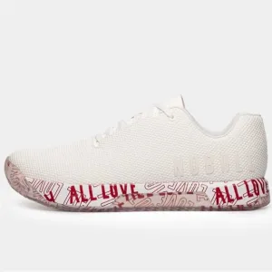 No Bull All Love White And Red Sneakers
