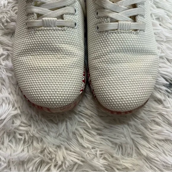 No Bull All Love White And Red Sneakers