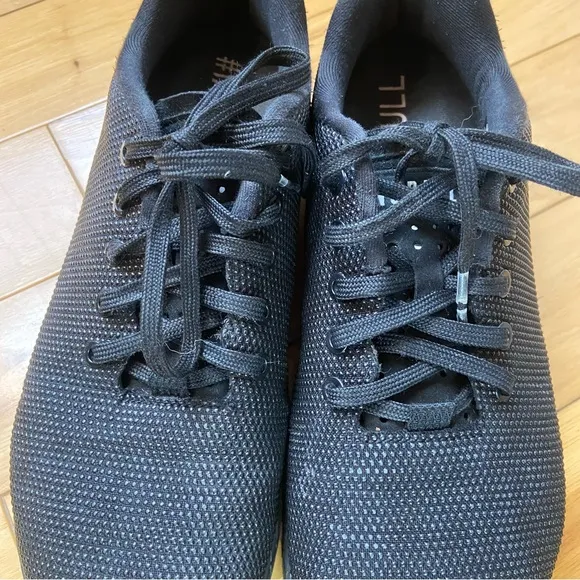 No Bull Outwork SuperFabric Cross Training Shoes Mens Sz 10 Triple Black Low Top