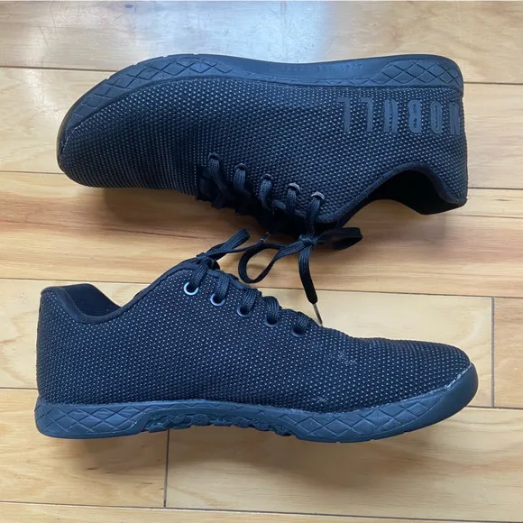 No Bull Outwork SuperFabric Cross Training Shoes Mens Sz 10 Triple Black Low Top