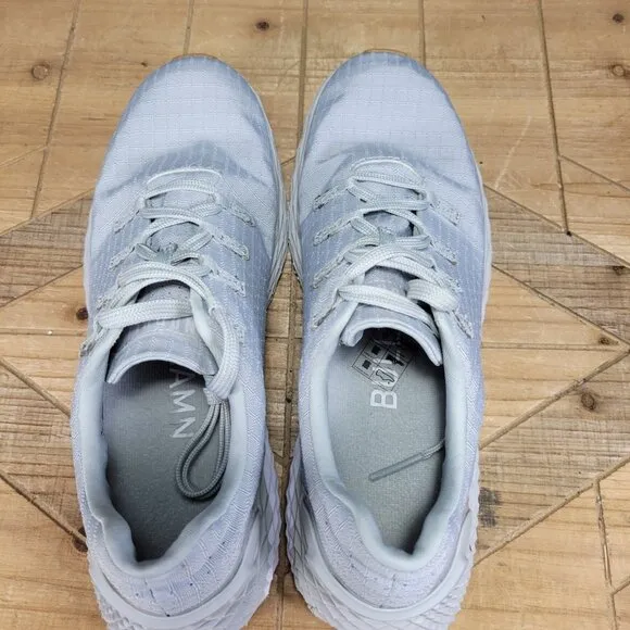 NoBull All Day Ripstop Running Shoes Sneaker Gray Gum Women 9 Men 7.5