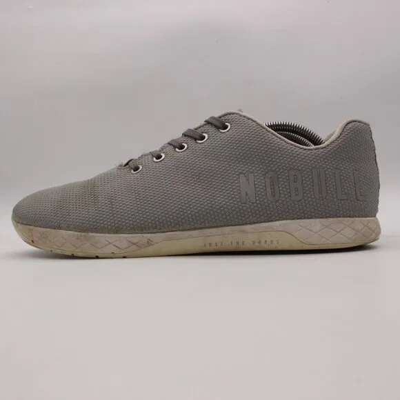 NOBULL Arctic Grey Outwork Men's Size 12.5 Athletic Sneaker Shoes