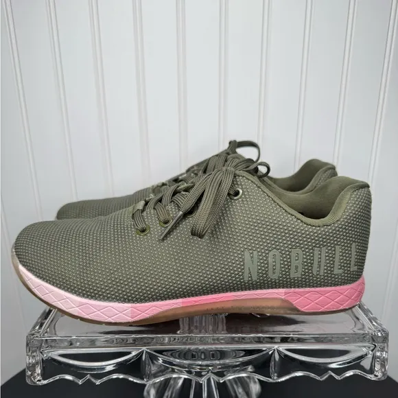 NOBULL Army Pink Gradient Training Shoes Unisex Mens Size 9.5 Women's Size 11