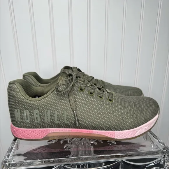 NOBULL Army Pink Gradient Training Shoes Unisex Mens Size 9.5 Women's Size 11