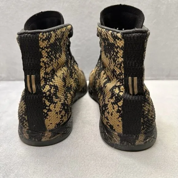 NOBULL High Top Womens Size 6.5 Shoes Black Gold Camo CrossFit Training Sneakers