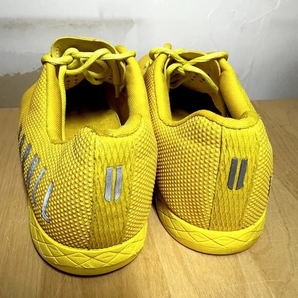 Nobull Lemon Drop Training Shoes Lace Up Low Workout Athletic Yellow M12.5 W14