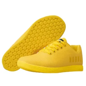 Nobull Lemon Drop Training Shoes Lace Up Low Workout Athletic Yellow M12.5 W14