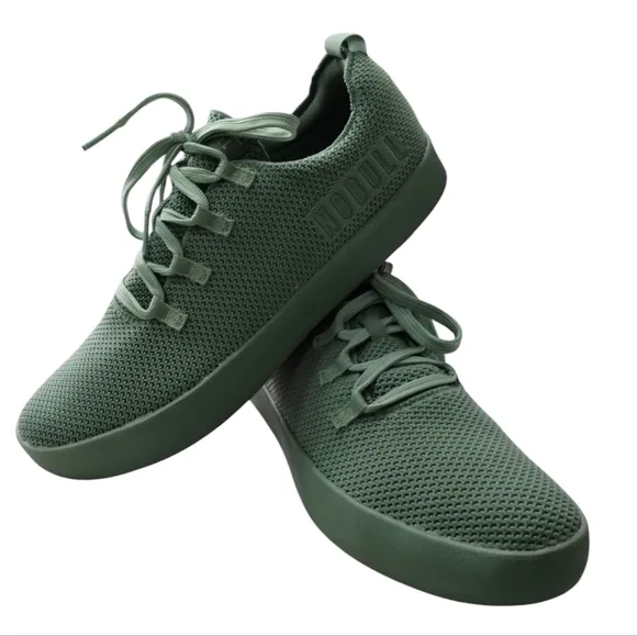 Nobull Men's Recs Knit Training Athletic Gym Workout Green Sneakers Size 15