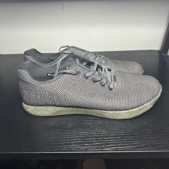 Nobull Mens Size 9 Gray Superfabric Low Gym Training Shoes Sneakers