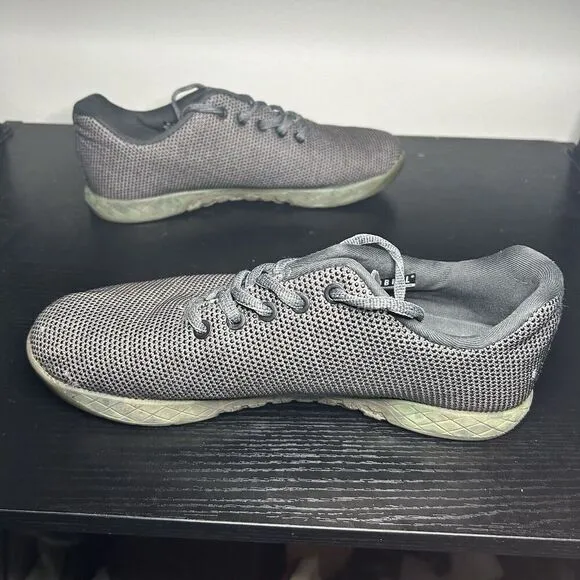 Nobull Mens Size 9 Gray Superfabric Low Gym Training Shoes Sneakers