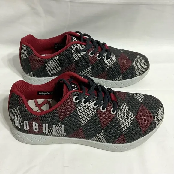 NOBULL Project Argyle Cross Training Shoes Women's Sz 8.5 Men's Sz 7 Sneakers