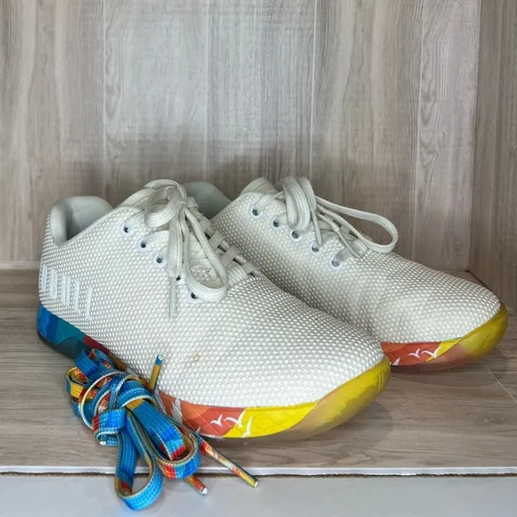 Nobull Shell Sunrise Trainer Shoes Womens 7.5 West Coast Ivory Sneakers