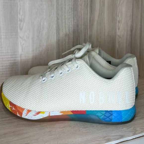 Nobull Shell Sunrise Trainer Shoes Womens 7.5 West Coast Ivory Sneakers