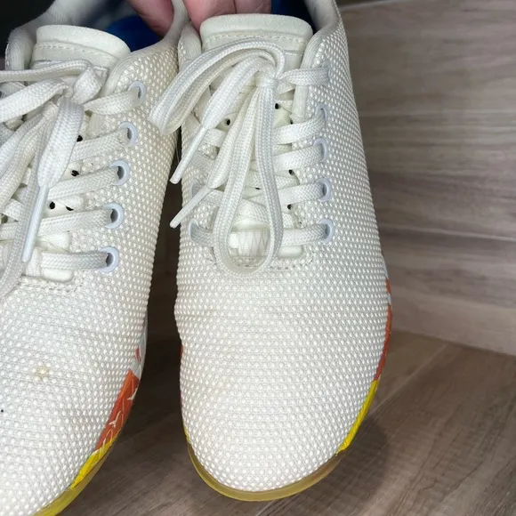 Nobull Shell Sunrise Trainer Shoes Womens 7.5 West Coast Ivory Sneakers