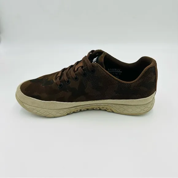 Nobull shoes Grizzly Camo Trainers training shoe brown camo women size 8.5